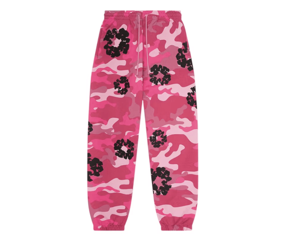 Denim Tears Cotton Wreath Sweatpants Pink Camo